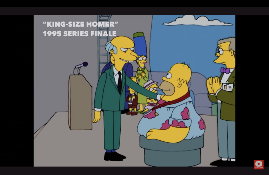 classic scene from The Simpsons